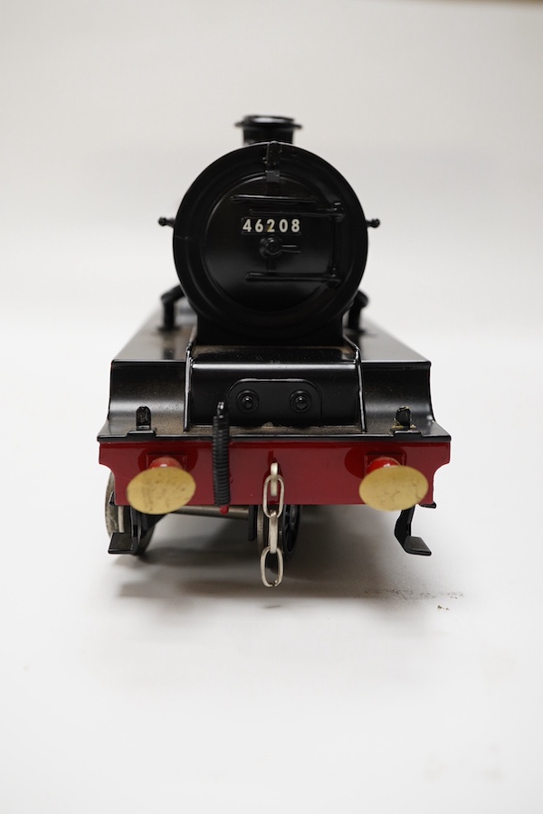 A boxed Bassett-Lowke by Corgi 0 gauge tinplate BR Princess Royal class 4-6-2 tender locomotive, Princess Helena Victoria 46208, a special limited release, with option for two or three rail running, with instruction leaf